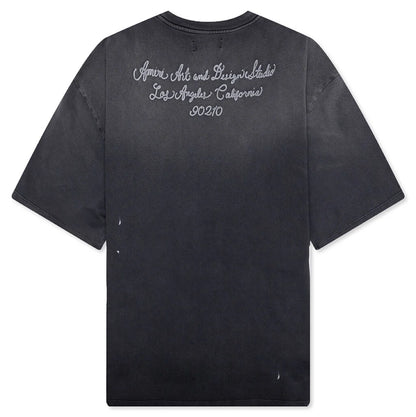 Amiri Design Studio Oversized Tee Black