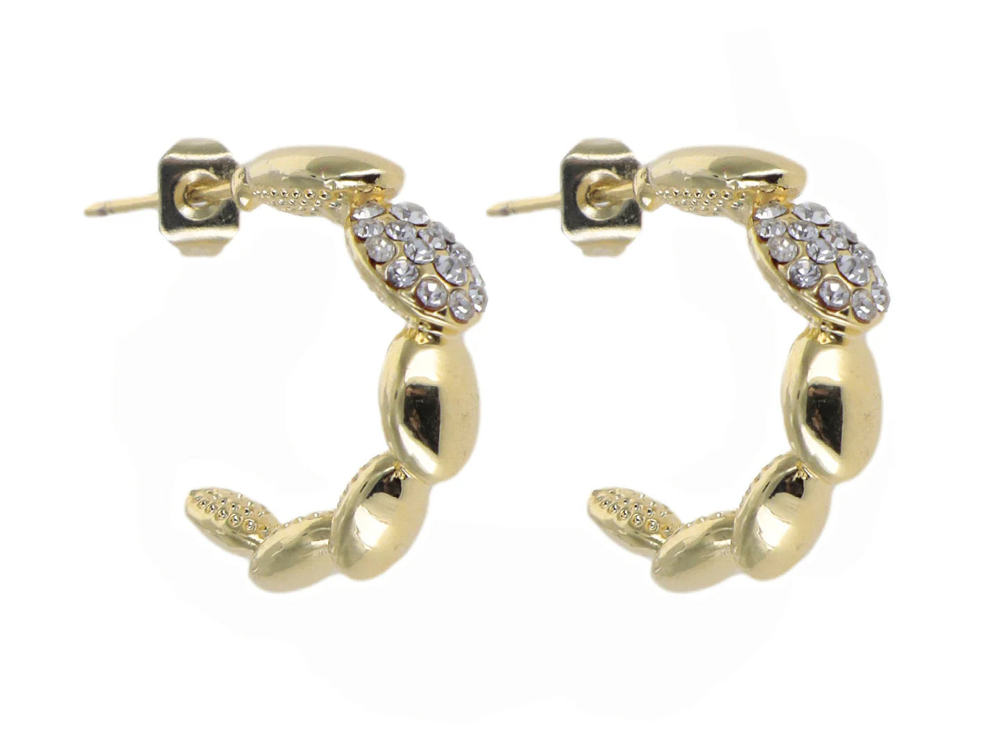 Aretes Argollas Unlimited Dorado para Mujer
