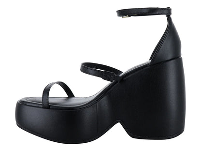 Sandalias Plataforma Moleca Negro para Mujer
