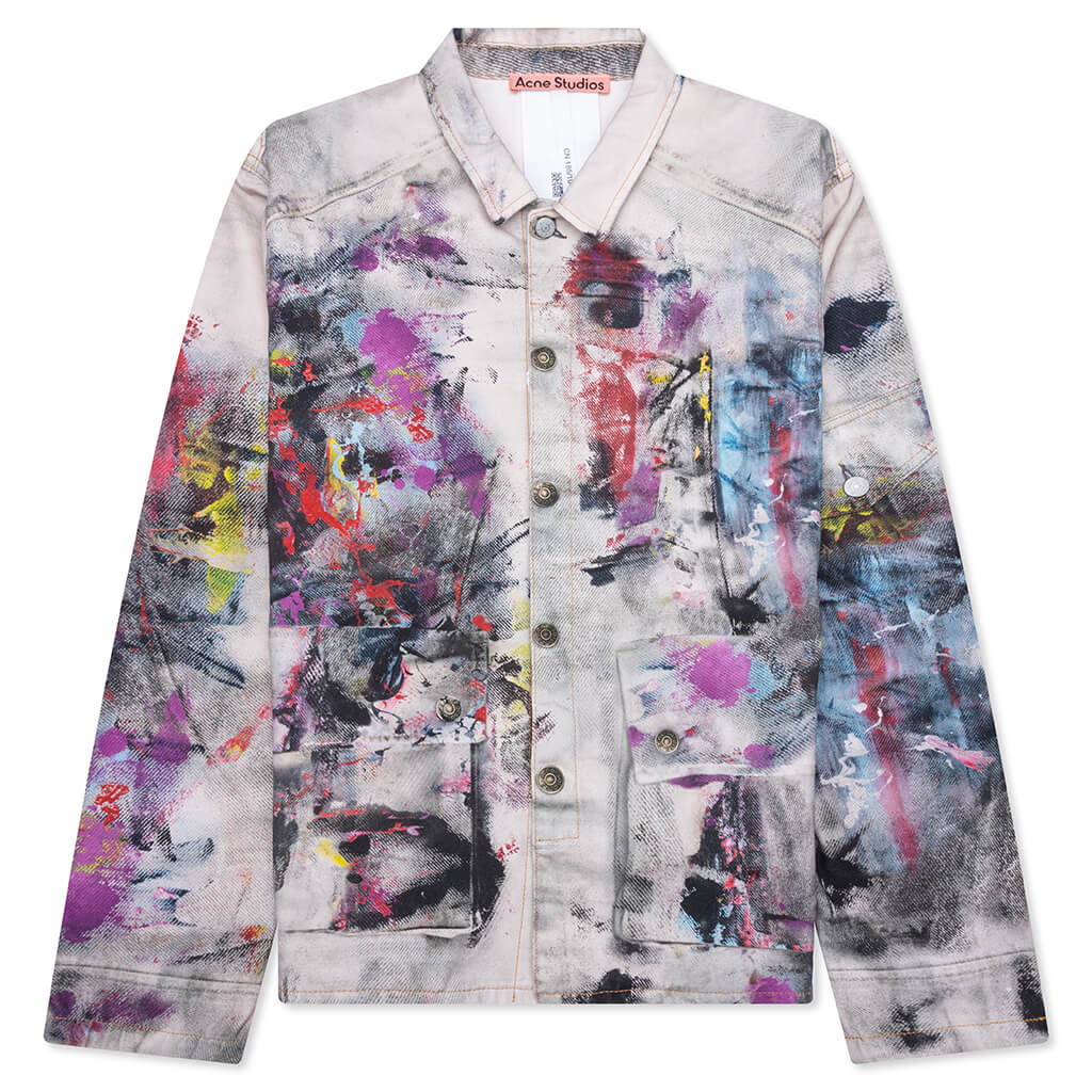 Trompe Loeil Jacket White Multi