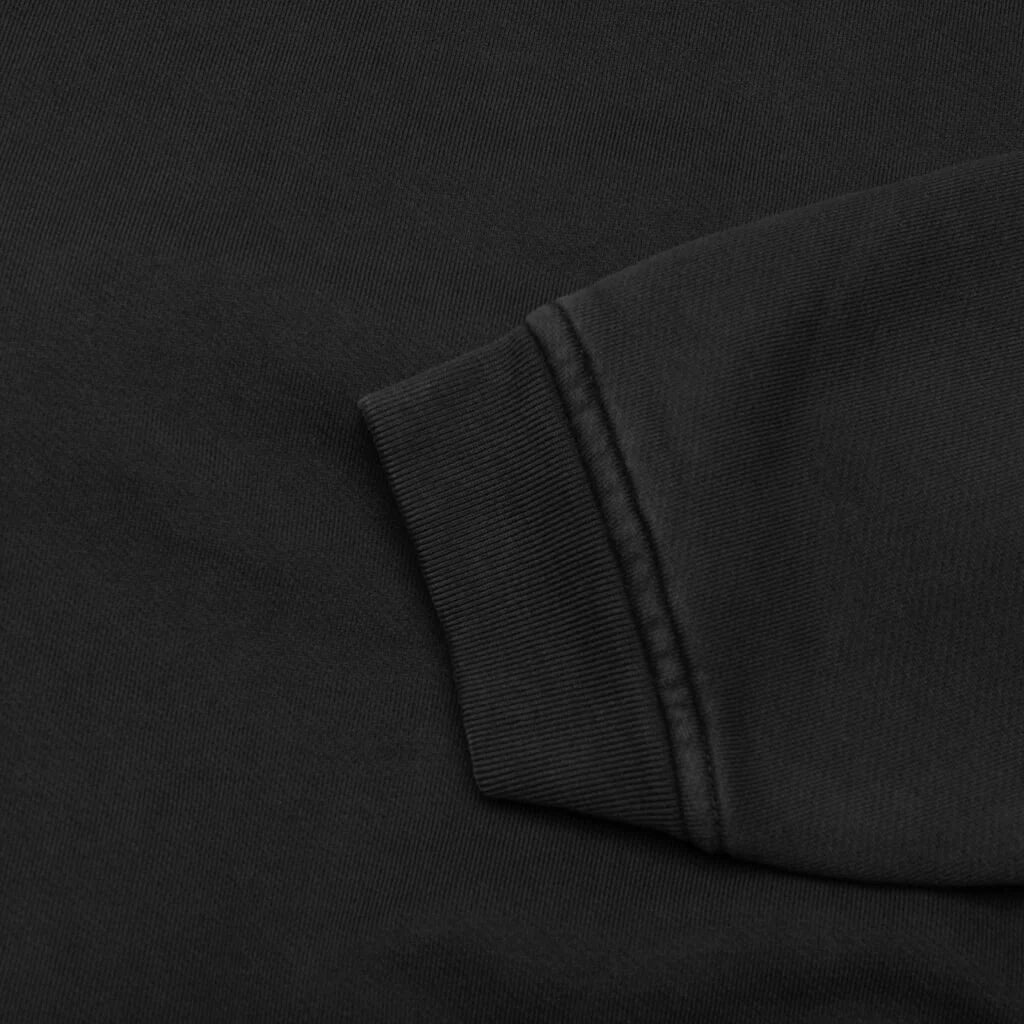Bay of Angels Yacht Hoodie Vintage Black