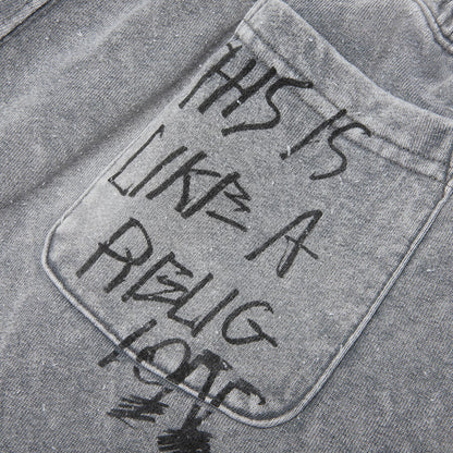 Carrying The Message Sweatshort Gray