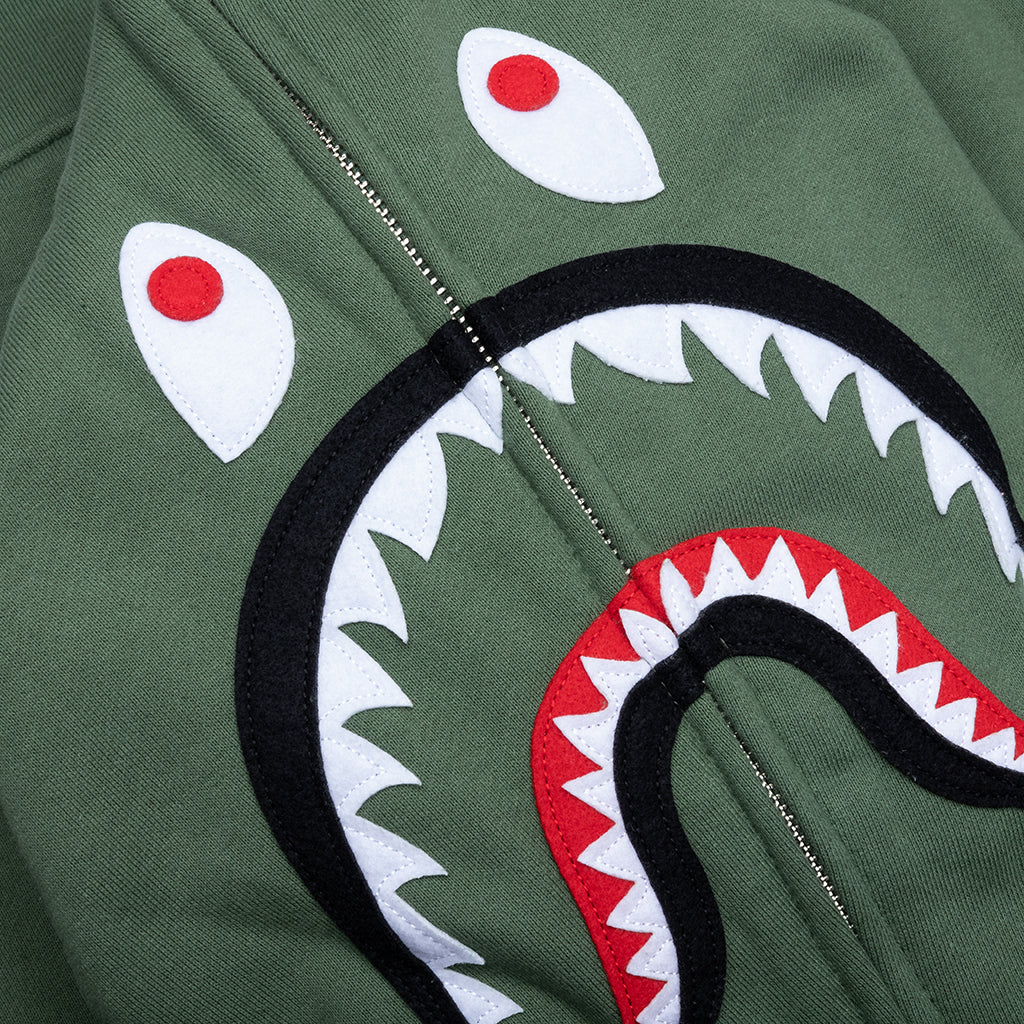 2nd Shark Full Zip Hoodie Green