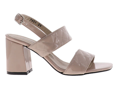 Zapatillas Melissa Garcia Charol Rombos Color Maquillaje para Mujer