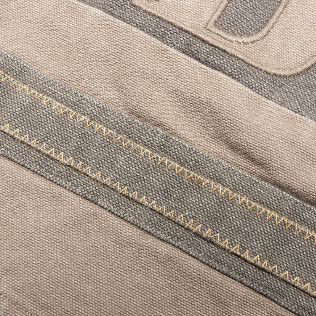 Rhude Emb Canvas Logo Short Olive Tan