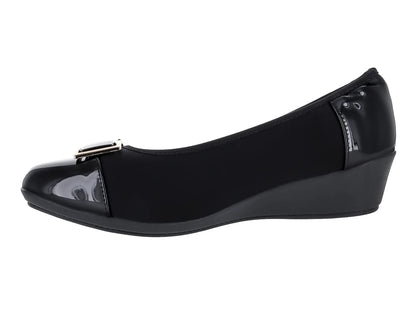 Zapatos de Cuña Roze Negro para Mujer