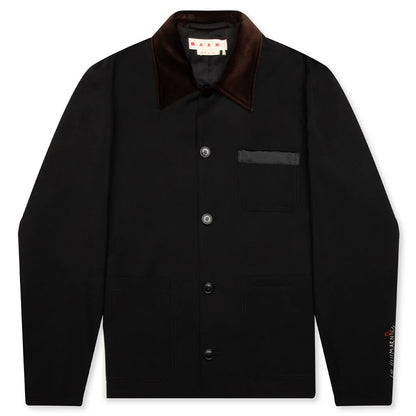 Tropical Wool Jacket Black