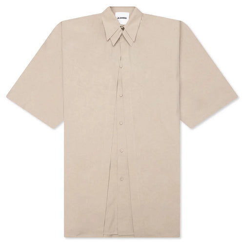 Double Layer Cotton Poplin Shirt Powder Green