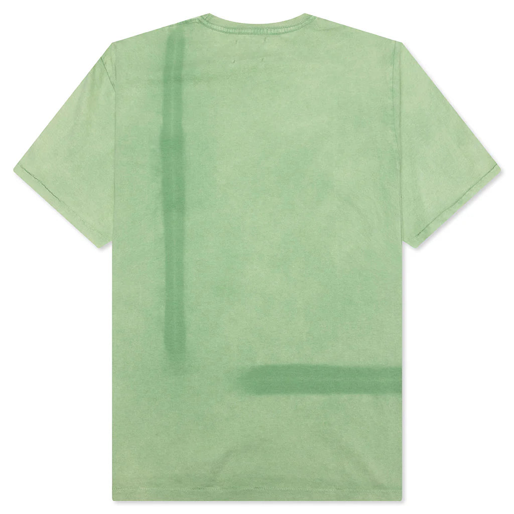 Vintage Logo Painted Tee Light Green
