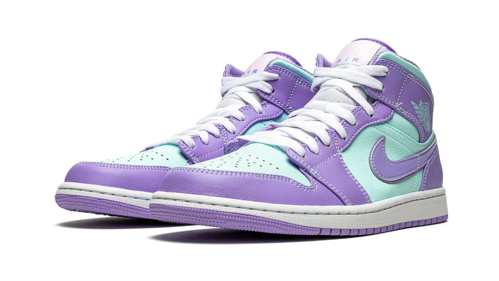 Air Jordan 1 Mid Purple Pulse Glacier Blue