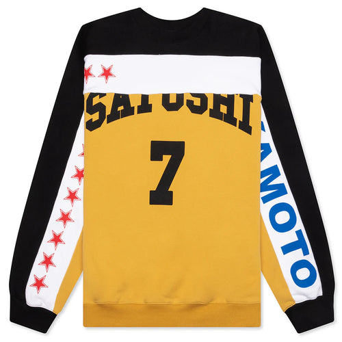 Team Satoshi Crewneck Yellow Black