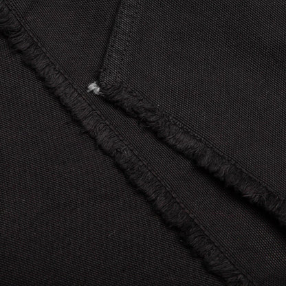 Butt Zipp Long Boxer Shorts Black