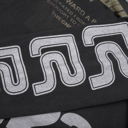 Metamoth Vintage L S Tee Jet Black