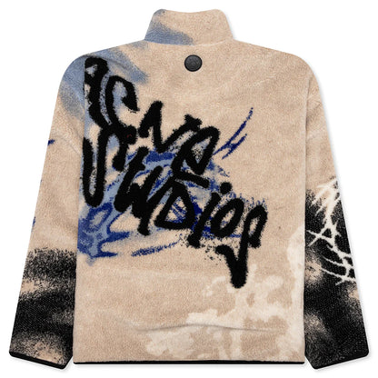Teddy Jacquard Jacket Beige