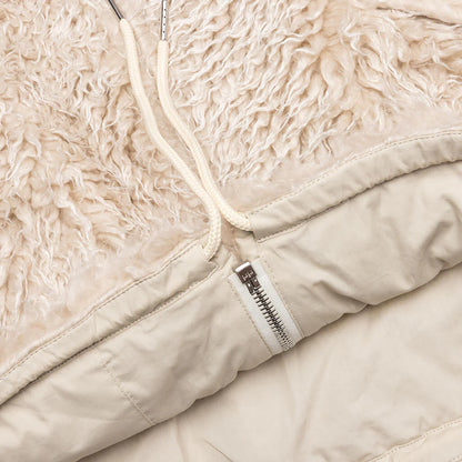 Shaggy Fleece Faux Fur Jacket Glass
