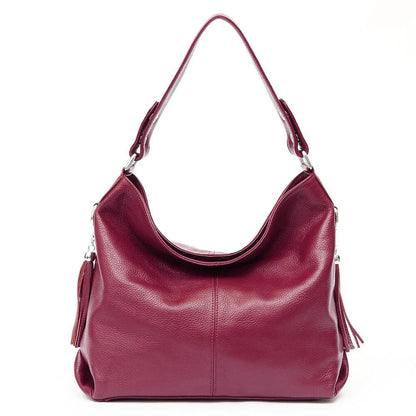 Bolsa de Ombro de Couro Bolzano