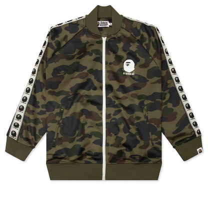 1st Camo Relaxed Fit Track Jacket Green