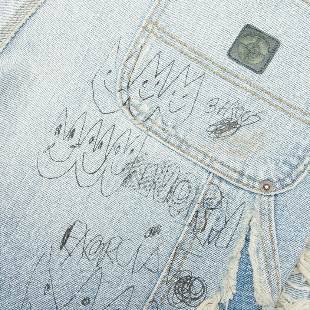 Busted Double Knee Jean Denim