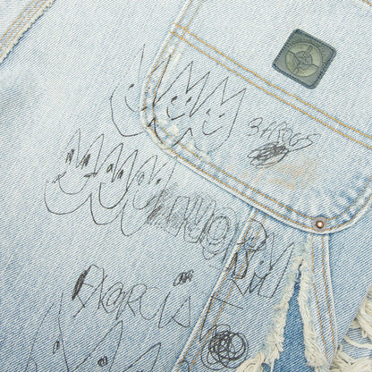 Busted Double Knee Jean Denim
