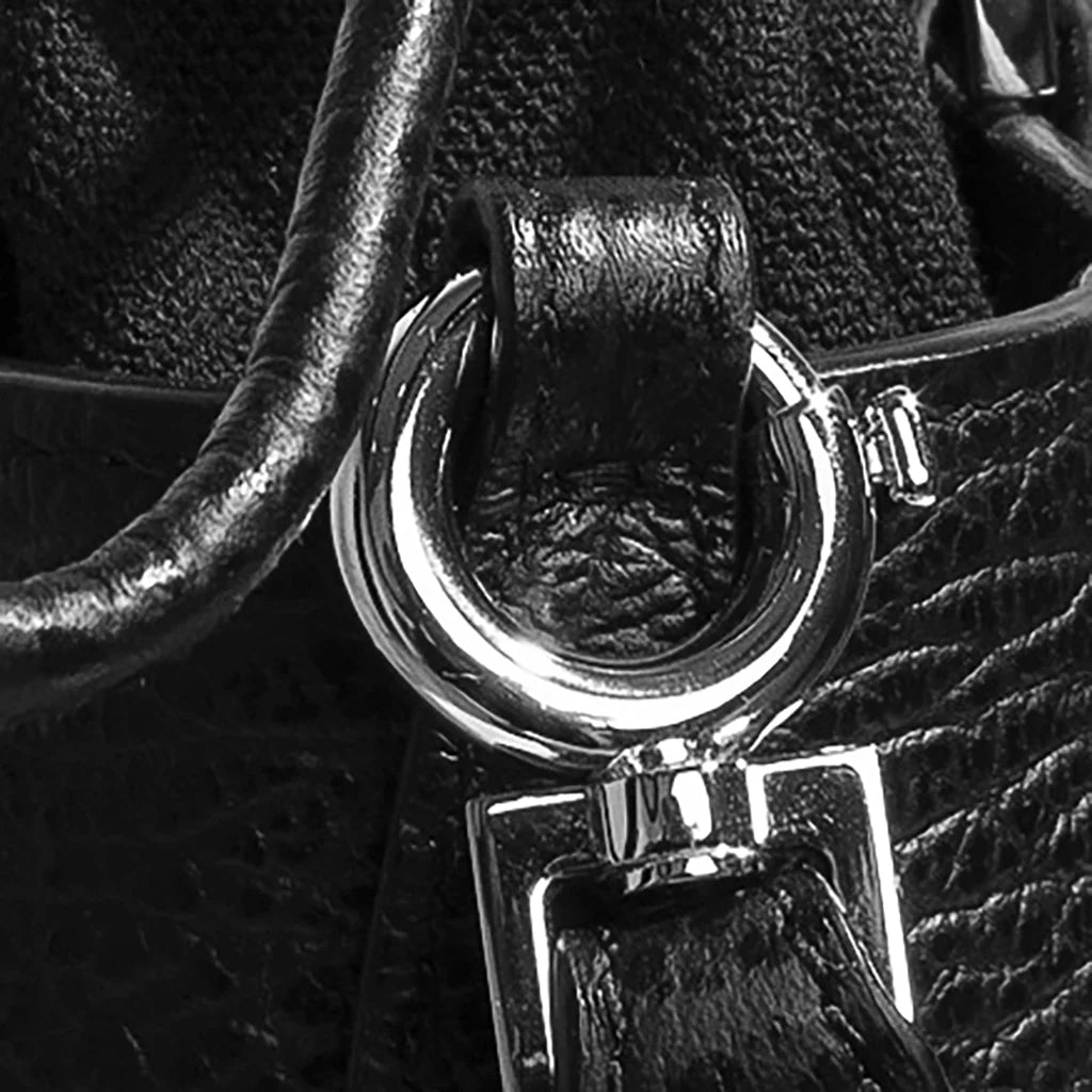 5AC Vertical Top Handle Bag Black