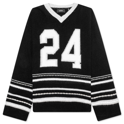 Knit 24 Hockey Jersey Black