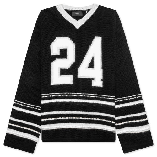 Knit 24 Hockey Jersey Black