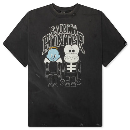 Saint M6 x Bounty Hunter Skull KBaby M S S Tee Black