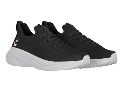 Tenis Charly Relax Negro con Rosa para Mujer