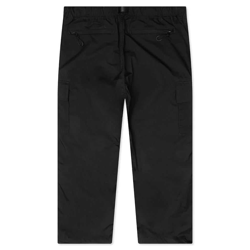 Triple Layer Cargo Pants Black