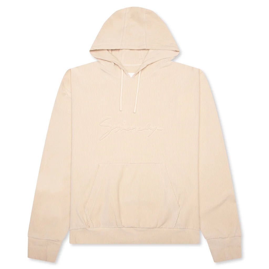 Boxy Fit Velvet Sweatshirt With Pocket Base Clay