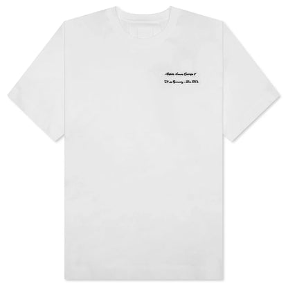 Gros Grain in Cotton T Shirt White