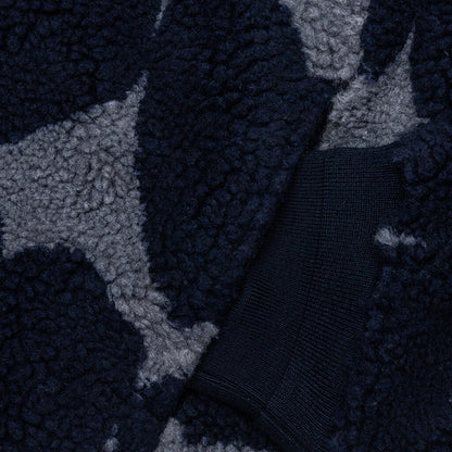Heart Fleece Jacket Navy