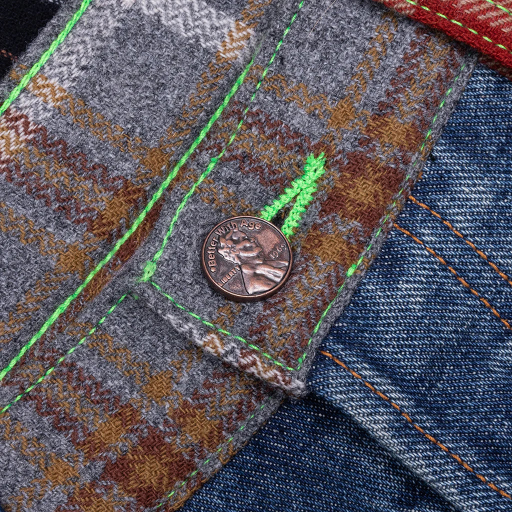 Better with Age x Pendleton Newport Mixed Media Trouser Multi