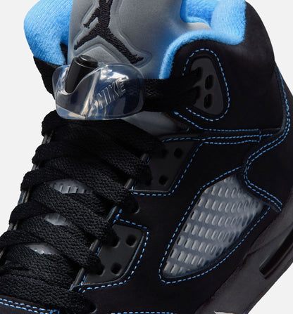 Air Jordan 5 Retro Black Carolina Grade School Lifestyle Shoe Black University Blue White Free Shipping