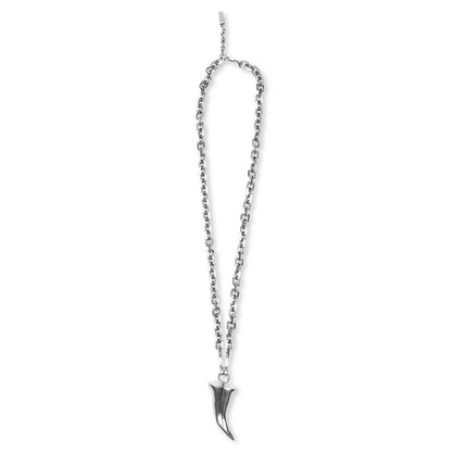 Horn Silvery Necklace Silvery