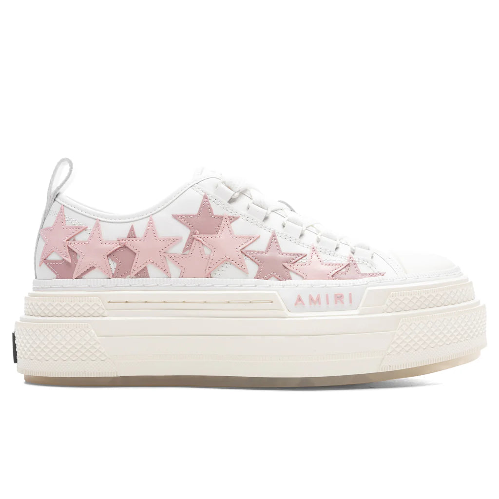 Womens Platform Stars Court Low Pink