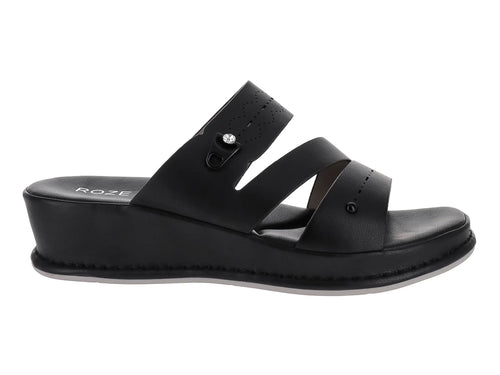 Sandalias Roze Plataforma Negro para Mujer