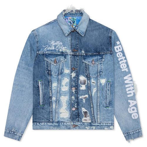 Repair Denim Jacket Indigo