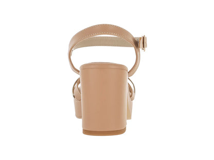 Sandalias de Plataforma Paulie Camel para Mujer