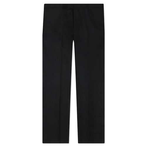 No Side Seam Trousers Black