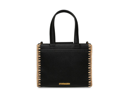 Bolso Steve Madden Baris Negro y Dorado para Mujer