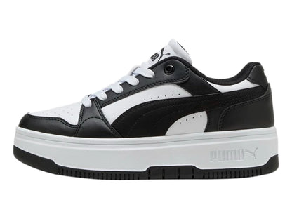 Tenis PUMA Rebound Femme Jr Blanco y Negro para Niño