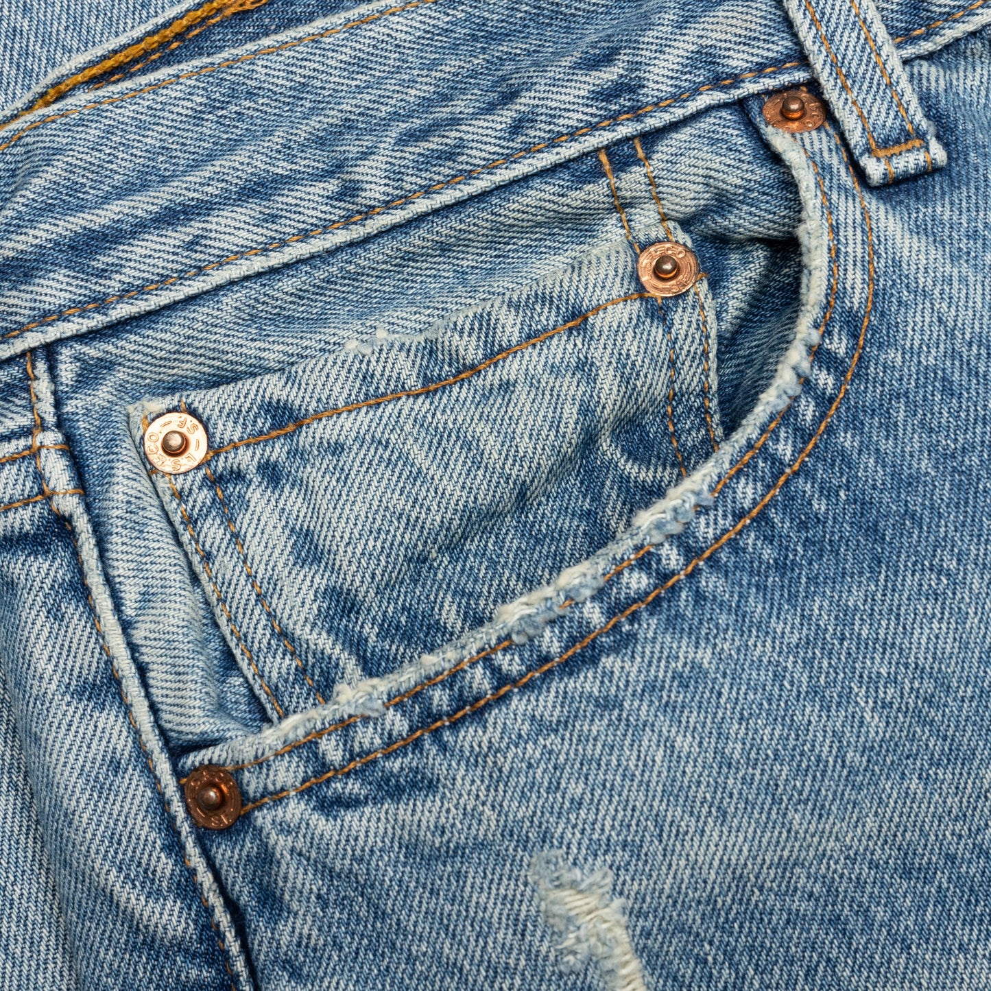 Denim Repair Pants Indigo