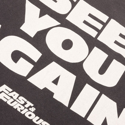 Saint M6 x Fast Furious 7 See You Again S S Tee Black