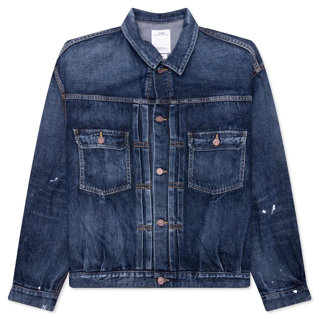 101XX S S Damaged Jacket Indigo
