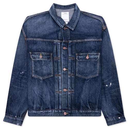 101XX S S Damaged Jacket Indigo