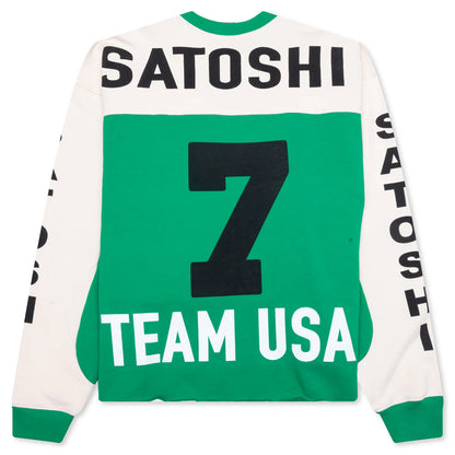 Team USA Racer Crewneck Green