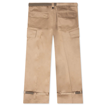 Cotton Chino Pants Beige
