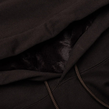 Logo Hoodie Dark Brown