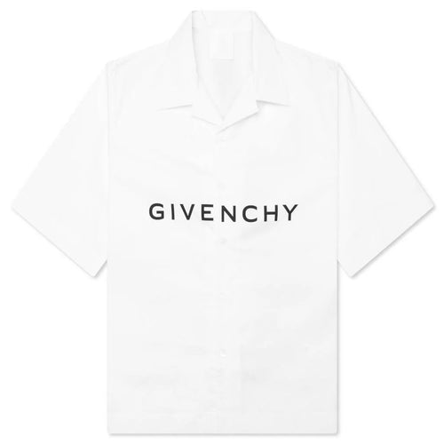 Archetype Hawaiian Shirt White Black